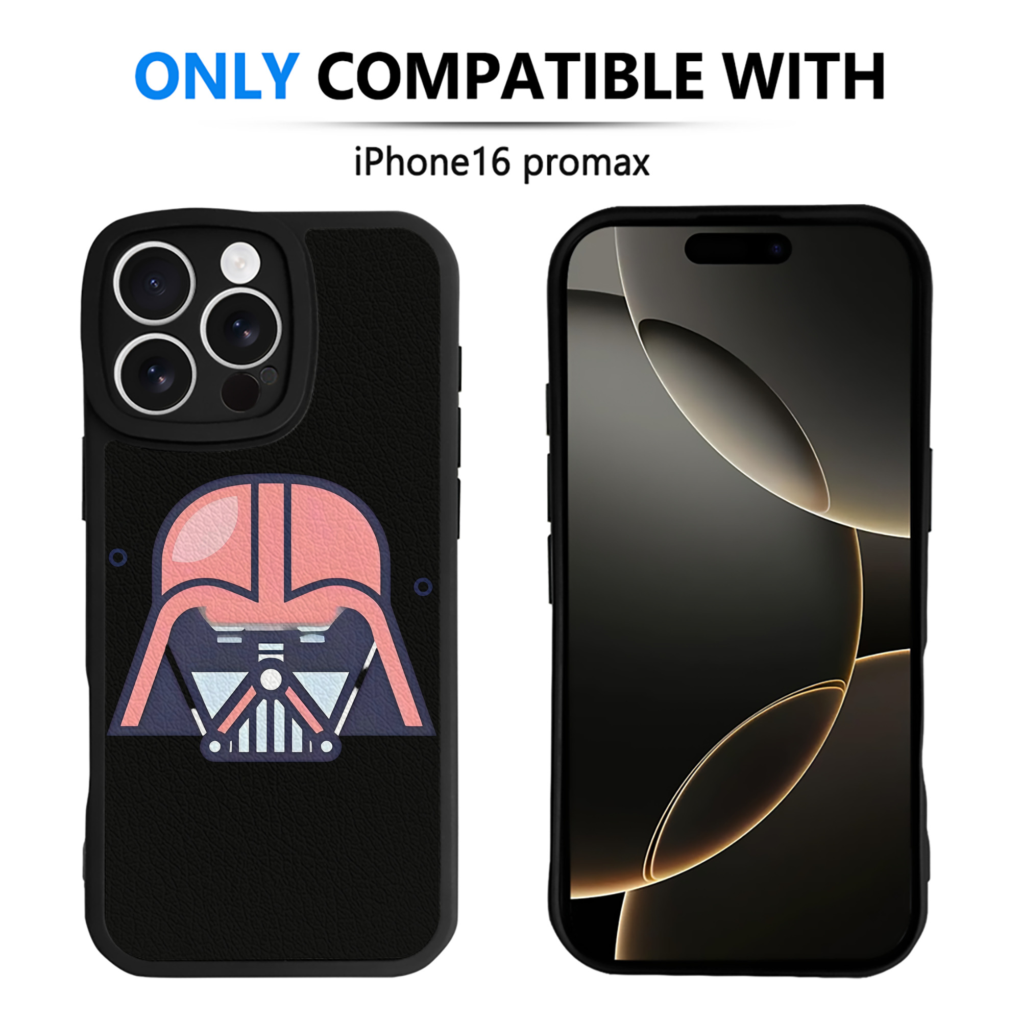 （画像用） スター・ウォーズ Star Wars 【iPhone 16シリーズ対応】シリコンスマホケース（レザー調） 材質：シリコン